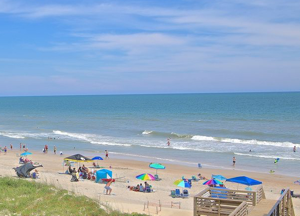 Beach in the summer